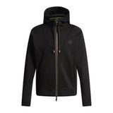 Hugo Boss BOSS Erkek Kapüşonlu Fermuarlı Sweatshirt, Siyah, M Beden