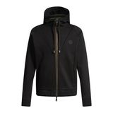 Hugo Boss BOSS Erkek Kapüşonlu Fermuarlı Sweatshirt, Siyah, S Beden