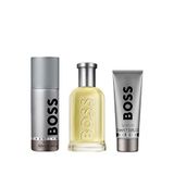 Hugo Boss Bottled Edt 100 Ml + Bottled Deodorant Sprey 150 Ml + Duş Jeli Erkek Parfüm Seti - Sarı