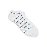 Hugo Boss Erkek 2P AS Allover CC 10258216 01 Çorap (1 Paket), 100 Beyaz, 43-46
