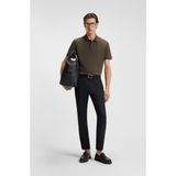 Hugo Boss Erkek Parlak Turuncu Pallas Kısa Kollu Pike Polo Tişört, Yeşil Open342, 3XL