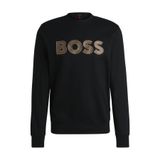 Hugo Boss Erkek Sweatshirt, Siyah / beyaz, M