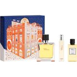 Hugo Boss Hermes Terre D'hermes Parfum 75 ml + 15 ml + 40 ml Shower Gel Erkek Parfüm Seti