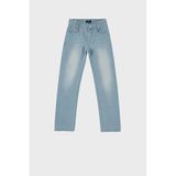 Hugo Boss Streç Pamuklu Regular Fit Çocuk Jeans 24713 Z25 Kot Pantolon 24713/Z25 Stone