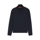 Hugo Boss Zetrust erkek sweatshirt, Koyu Mavi 404, L