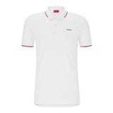 HUGO Erkek Polo Gömlek, Beyaz 100., S