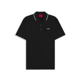 HUGO Erkek polo gömlek, Black2, L