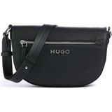 Hugo Kadın Ayarlanabilir Omuz Askılı Manyetik Toka Kapamalı Ekstra Fermuar Bölmeli Siyah Omuz Çantası 50536084-001