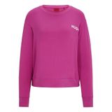 HUGO Kadın Unite_ls-Shirt Pijama_Uzun Kollu, Koyu Pembe652, S