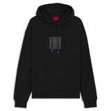 HUGO Kapüşon Yaka Sweatshirt, M, 5003324312, Siyah, erkek