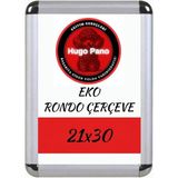 Hugo Kırtasiye A4 Eko Rondo Çerçeve 21X30 Kişiselleştirme Seçeneği ile Dayanıklı ve Şık Tasarım