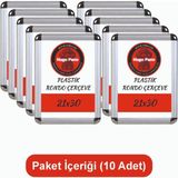 Hugo Kırtasiye A4 Rondo 10'lu Çerçeve Alüminyum Görünümlü (21X30)