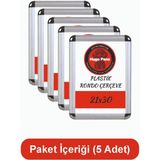 Hugo Kırtasiye A4 Rondo 5 Li Çerçeve Alüminyum Görünümlü (21X30)