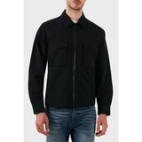 Hugo Oversize Fit Uzun Kollu Cepli Fermuarlı Gömlek Erkek Gömlek 50539223 001 - Siyah - XL
