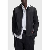 Hugo Pamuk Karışımlı Oversize Fit Fermuarlı Ceket Erkek Ceket 50556274 001 - XL - Siyah
