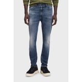 Hugo Pamuklu Esnek Kumaştan Slim Fit Dar Paça Jeans Erkek Kot Pantolon 50555182 413 - Lacivert - 33