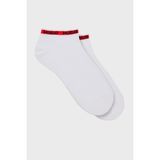 Hugo Streç Pamuklu Logolu 2 Pack Çorap Erkek Çorap 50516394 100 - Beyaz - 39 - 42