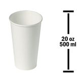 Huhtamaki Kağıt Bardak 20 Oz 500 Ml 50'li Paket
