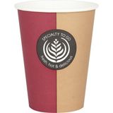Huhtamaki Karton Bardak 16 Oz Sıcak Içeçecek Için 50LI Paket