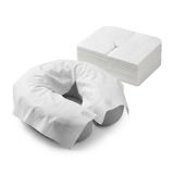 HUINI Tek Kullanımlık Başlık Kılıfları Yumuşak Yüz Kızağı Örtüleri Masaj Masaları ve Sandalyeleri için Yapışmaz 50 Gram (16x12 İnç (100'lü Paket)