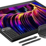 Huion Kamvas Pro 27 4K IPS Panel 27" LCD Grafik Tablet 16384 Kademe Basınç Hassasiyetli, Pentech 4.0, 145% Srgb, 5080LPI Çift Kalem Grafik Tablet (HUGT2701)