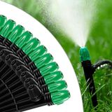 HUISUYTON 30 ADET Damla Sulama Sprey Vericiler Kilitli Dikenli 1/4 "Sulama Borusu Sızdırmaz Ayarlanabilir Püskürtme Vericiler 6" Bahçe için Sağlam Bahis, Yükseltilmiş Bahçe Yatağı, Seralar