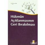 HÜKMÜN AÇIKLANMASININ GERI BIRAKILMASI - ERHAN GÜNAY