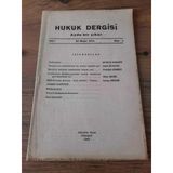 Hukuk Dergisi Cilt:ı,Sayı:1 Nisan 1944 "Milli Koruma Kanunu-Kira Akitleri-Tehliye" (Sahafiye Kitap)