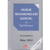 HUKUK MUHAKEMELERI KANUNU VE İLGİLİ MEVZUAT - KOLEKTIF