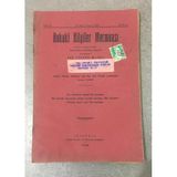 Hukuki Bilgiler Mecmuası 15 İkinci Kanun 1939 Sene 10 No. 3 - 111 (Sahafiye Kitap)