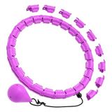 Hula Hoop Egzersiz Çemberi - 360 Derece Dönebilen Ağırlık, Hızlı Yağ Yakma ve Bölgesel Zayıflama, 65-110 Cm Bel İçin Uygun Fitness Çemberi, Yetişkinler İçin Hula Hoop Çemberi Zayıflama Aleti