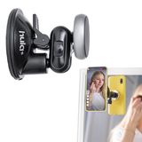 hula+ Mıknatıslı Telefon Tutucu Yeniden Kullanılabilir Stand, Duş Aynası Mutfak Penceresi ve Banyo için Taşınabilir Montaj Tüm Telefonlarla Uyumlu, İçerik, TikTok, Instagram, Filmler ve Müzik için