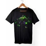Hulk-Marvel Unisex Siyah Tişört - XL