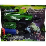 Hulk Yeşil Dev 10 Adet Yumuşak Sünger Mermi Fırlatan 19 cm Oyuncak Tabanca