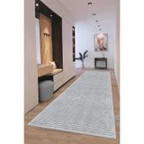 Hülya Home Yolluk Geometrik İskandinav Eskitmeli Dijital Baskı Yıkanabilir Kaymaz Taban 9006YollukHULYA