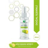 Human Care Ağız Spreyi 20 ml Yeşil Elma & Limon Doğal İçerikli Ferahlatıcı Ağız Kokusu Giderici