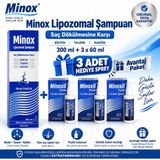 Humanis Minox Saç Dökülmesini Engelleyici Şampuan Minox % 5 Sprey 3 Kutu Hediyeli Paket - 3 ADET HEDİYELİ