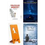 Hümanist Kitap Yayıncılık Yolculuk Nereye? - Hakan Tetik + Kuzey Işıklarının Şarkısı + Telefon Tutucu + Bir Kar Tanesi