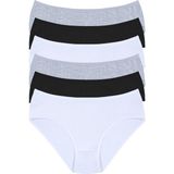 HumaOne Pamuklu,yüksek Bel, Fitilli, 6'lı Kadın Külot - Renkli-4293 - 2XL