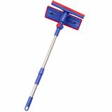HUMAS Teleskopik Cam Silme Mop ve Çekçek Aparatı – Çift Taraflı Mikrofiber Temizleme Başlığı, Uzayan Saplı Cam Sileceği – Pencere, Ayna, Duşakabin, Vitrin ve Araç Camı İçin