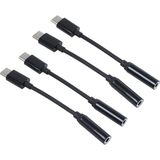 Humble 4 Paket USB C - 3,5 mm Kulaklık Jakı Adaptörü, Tip C Erkek - 3,5 mm Kadın Aux Jakı Stereo Kulaklık Dönüştürücü (Yurt Dışından)