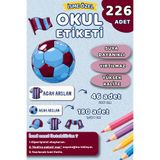 Hume Craft 226 Adet Kişiye Özel Okul Etiketi Kalem Defter Etiketi Özel Isim Yazılabilen Etiket Sevimli Trabzon Spor