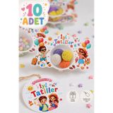 Hume Craft İyi Tatiller Şeker Kutusu 10 Adet, Kapaklı Bayram Kartı