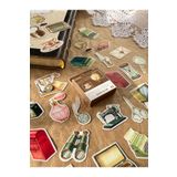 Hume Craft Kutulu Vintage Object Temalı Sticker Seti Bullet Journal Sticker / Defter / Ajanda / Çıkartma