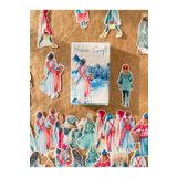 Hume Craft Kutulu Winter Girl -kış Kızları Temalı Sticker Seti Bullet Journal Sticker / Defter / Ajanda