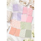 Hume Craft Soft Desenli Scrapbook Kağıt Seti 16 Parça A6