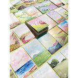 Hume Craft Suluboya Manzara Temalı Defter Sticker Kitapçığı Bullet Journal Sticker Defter Ajanda Çıkartma
