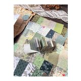 Hume Craft Vintage Yeşil Temalı Sticker Kitapçığı 44 Yaprak 4x6 cm Bullet Journal ve Scrapbook İçin