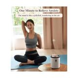 Humidifier Buhar Makinesi Nemlendirici Aroma Terapi Difüzörü 450 ml Kapasiteli 13X11 cm Ev Ofis Spa Oda Nemlendirici Uyku Kalitesini Artırır (K21 Beyaz) - 1BW-Beyaz