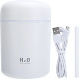 Humidifier USB LED Işıklı Ultrasonik Hava Nemlendirici Mini Boy Buhurdanlık Ev ve Araç Için - Beyaz